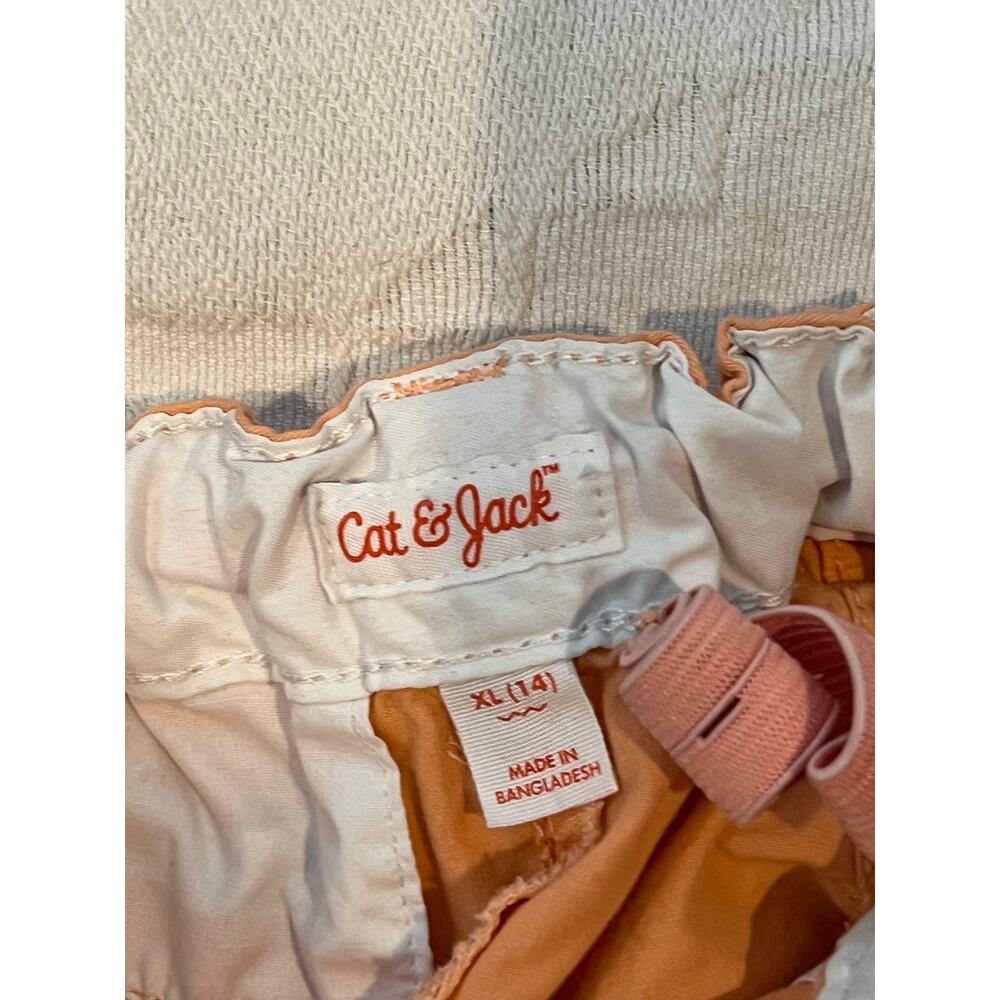 Cat & Jack Orange Casual Shorts Kids L (14) - Picture 3 of 3